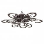 Люстра с ПДУ 71162/9 LED 324Вт диммер 3000-6000К кофе 80х80х16 см