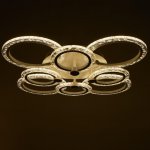 Люстра с ПДУ 71165/8 LED 160Вт диммер 3000-6000К белый 73х73х14,5 см