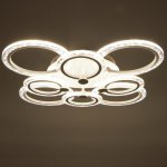 Люстра с ПДУ 71165/8 LED 160Вт диммер 3000-6000К белый 73х73х14,5 см