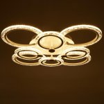 Люстра с ПДУ 71165/8 LED 160Вт диммер 3000-6000К белый 73х73х14,5 см