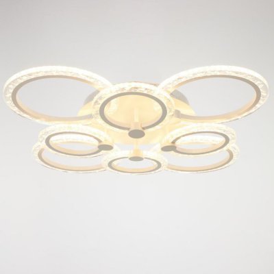 Люстра с ПДУ 71165/8 LED 160Вт диммер 3000-6000К белый 73х73х14,5 см