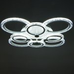 Люстра с ПДУ 71165/8 LED 160Вт диммер 3000-6000К белый 73х73х14,5 см