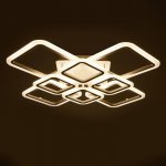 Люстра с ПДУ 71167/8 LED 192Вт диммер 3000-6000К белый 74х74х13,5 см