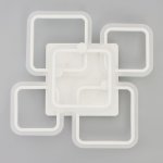 Люстра с ПДУ 71169/5 LED 144Вт диммер 3000-6000К белый 70х70х16 см