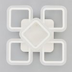 Люстра с ПДУ 71171/5 LED 90Вт диммер 3000-6000К белый 40,5х40,5х11,5 см