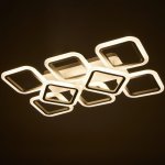 Люстра с ПДУ 71173/8 LED 144Вт диммер 3000-6000К белый 164,5х40,5х12 см