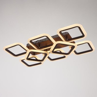 Люстра с ПДУ 71174/8 LED 144Вт диммер 3000-6000К кофе 164,5х40,5х12 см Люстра с ПДУ 71174/8 LED 144Вт диммер 3000-6000К кофе 164,5х40,5х12 см