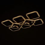 Люстра с ПДУ 71174/8 LED 144Вт диммер 3000-6000К кофе 164,5х40,5х12 см