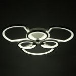 Люстра с ПДУ 71175/6 LED 174Вт диммер 3000-6000К белый 66х66х15 см