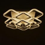 Люстра с ПДУ 71176/9 LED 162Вт диммер 3000-6000К белый 58х58х15,5 см