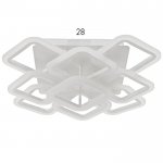 Люстра с ПДУ 71176/9 LED 162Вт диммер 3000-6000К белый 58х58х15,5 см