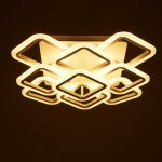 Люстра с ПДУ 71176/9 LED 162Вт диммер 3000-6000К белый 58х58х15,5 см