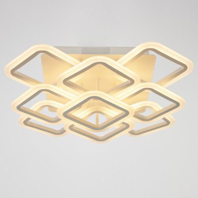 Люстра с ПДУ 71176/9 LED 162Вт диммер 3000-6000К белый 58х58х15,5 см