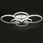 Люстра с ПДУ 71178/6 LED 144Вт диммер 3000-6000К белый 78,5х78,5х13,5 см