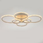 Люстра с ПДУ 71178/6 LED 144Вт диммер 3000-6000К белый 78,5х78,5х13,5 см