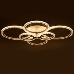 Люстра с ПДУ 71178/6 LED 144Вт диммер 3000-6000К белый 78,5х78,5х13,5 см