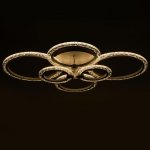 Люстра с ПДУ 71178/6 LED 144Вт диммер 3000-6000К белый 78,5х78,5х13,5 см