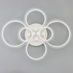 Люстра с ПДУ 71178/6 LED 144Вт диммер 3000-6000К белый 78,5х78,5х13,5 см