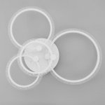 Люстра с ПДУ 71182/4 LED 121Вт диммер 3000-6000К белый 62х59х13 см