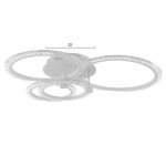 Люстра с ПДУ 71182/4 LED 121Вт диммер 3000-6000К белый 62х59х13 см