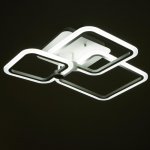 Люстра с ПДУ 71184/3 LED 76Вт диммер 3000-6000К белый 60х46х9 см