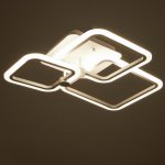Люстра с ПДУ 71184/3 LED 76Вт диммер 3000-6000К белый 60х46х9 см