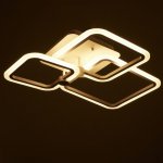 Люстра с ПДУ 71184/3 LED 76Вт диммер 3000-6000К белый 60х46х9 см
