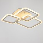 Люстра с ПДУ 71184/3 LED 76Вт диммер 3000-6000К белый 60х46х9 см