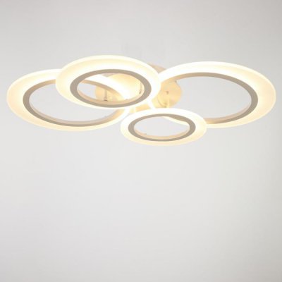 Люстра с ПДУ 71186/4 LED 128Вт диммер 3000-6000К белый 84х62х10,5 см