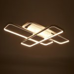 Люстра с ПДУ 71188/3 LED 201Вт диммер 3000-6000К белый 93х71х12,5 см