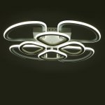 Люстра с ПДУ 71189/8 LED 216Вт диммер 3000-6000К белый 67х67х12,5 см