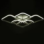 Люстра с ПДУ 71190/6 LED 162Вт диммер 3000-6000К белый 76х57х12,5 см