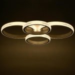 Люстра с ПДУ 88001/4 LED 148Вт 3000-6000К диммер белый 82х64х14 см