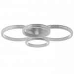 Люстра с ПДУ 88001/4 LED 148Вт 3000-6000К диммер белый 82х64х14 см