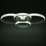 Люстра с ПДУ 88001/4 LED 148Вт 3000-6000К диммер белый 82х64х14 см