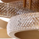 Люстра с ПДУ 88006/3 LED 125Вт 3000-6000К диммер золото 83х64х19 см