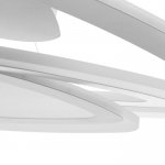 Люстра с ПДУ 88008/1 LED 120Вт 3000-6000К диммер белый 54х54х13 см