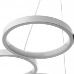 Светильник с ПДУ 88010/6 LED 78Вт 3000-6000К диммер белый 60х60х2-102 см