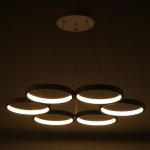 Светильник с ПДУ 88010/6 LED 78Вт 3000-6000К диммер белый 60х60х2-102 см