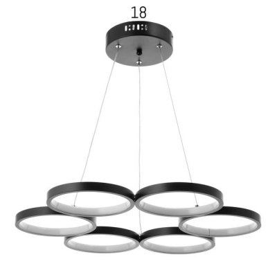 Светильник с ПДУ 88011/6 LED 78Вт 3000-6000К диммер черный 60х60х2-102 см Светильник с ПДУ 88011/6 LED 78Вт 3000-6000К диммер черный 60х60х2-102 см