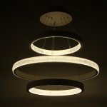 Светильник с ПДУ 88014/3 LED 81Вт 3000-6000К диммер белый 60х60х4-104 см