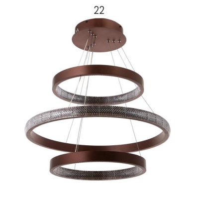 Светильник с ПДУ 88015/3 LED 81Вт 3000-6000К диммер кофе 60х60х4-104 см