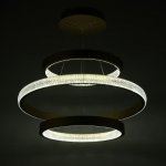 Светильник с ПДУ 88016/3 LED 81Вт 3000-6000К диммере золото 60х60х4-104 см