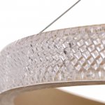 Светильник с ПДУ 88016/3 LED 81Вт 3000-6000К диммере золото 60х60х4-104 см