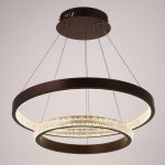 Светильник с ПДУ 88018/2 LED 56Вт 3000-6000К диммер кофе 60х60х4-104 см