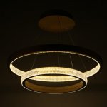 Светильник с ПДУ 88019/2 LED 56Вт 3000-6000К диммер золото 60х60х4-104 см