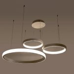 Светильник с ПДУ 88020/3 LED 81Вт 3000-6000К диммер белый 100х76х4-104 см