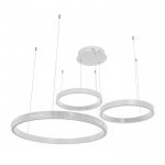 Светильник с ПДУ 88020/3 LED 81Вт 3000-6000К диммер белый 100х76х4-104 см