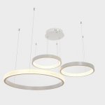 Светильник с ПДУ 88020/3 LED 81Вт 3000-6000К диммер белый 100х76х4-104 см