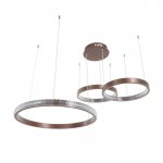 Светильник с ПДУ 88021/3 LED 81Вт 3000-6000К диммер кофе 100х76х4-104 см